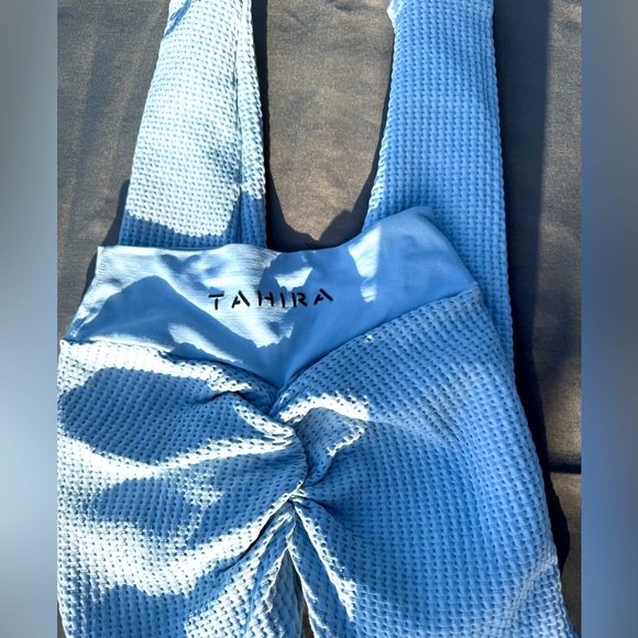 TAHIRA By Luxe leggings light blue (no tags used 4x total) - Picture 3 of 6